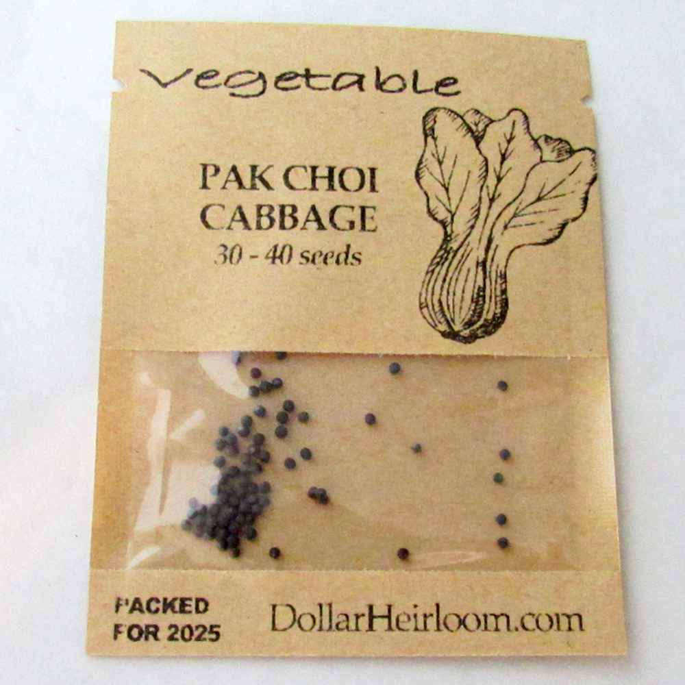Cabbage – Pak Choi White Stem (30-40 Seeds)