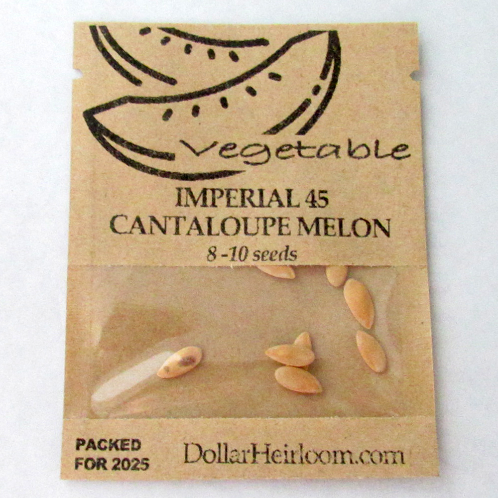 Melon – Cantaloupe – Imperial 45 (8-10 Seeds)