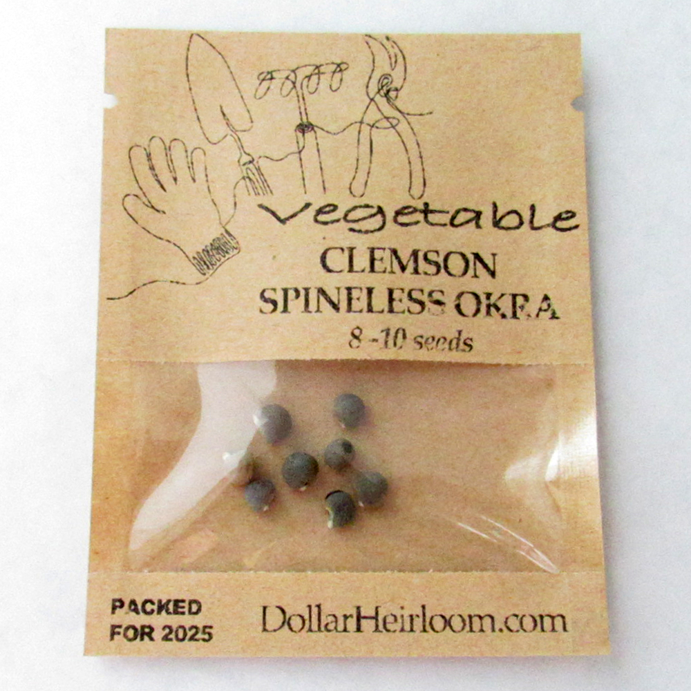 Okra – Clemson Spineless 80 (8-10 Seeds)