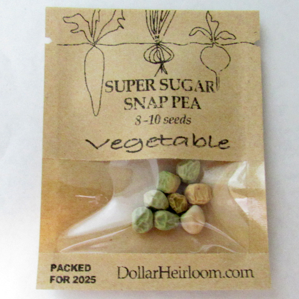 Pea – Snap – Super Sugar Snap (8-10 Seeds)