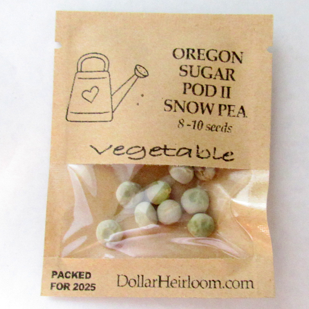 Pea – Snow – Oregon Sugar Pod II (8-10 Seeds)