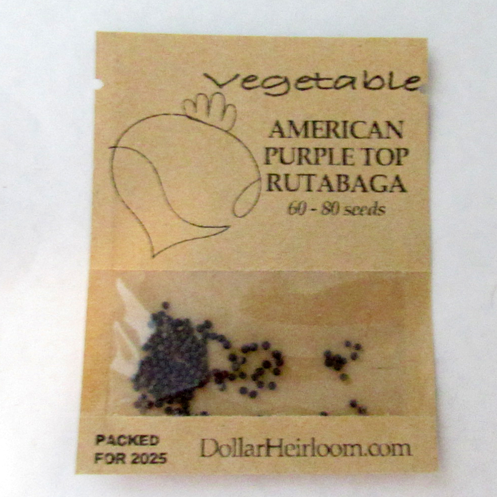 Rutabaga – American Purple Top (60-80 Seeds)