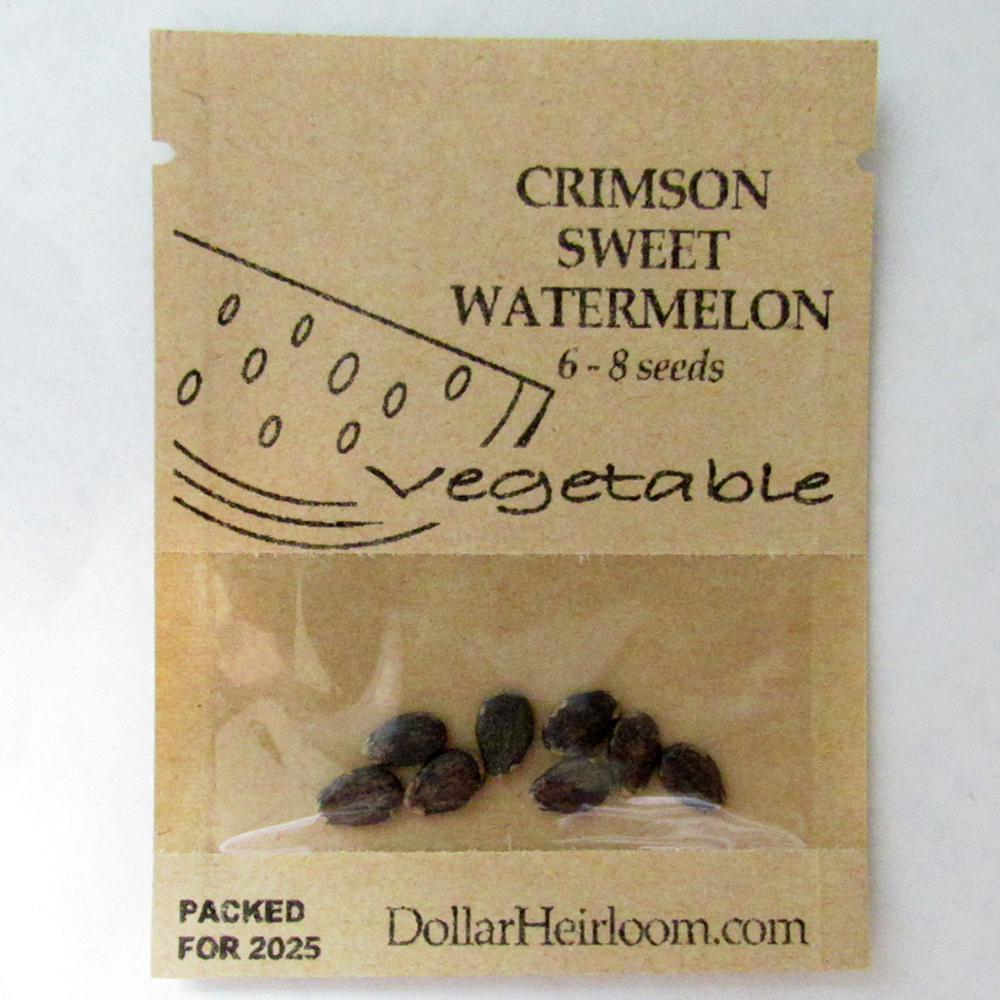 Watermelon – Picnic – Crimson Sweet (6-8 Seeds)