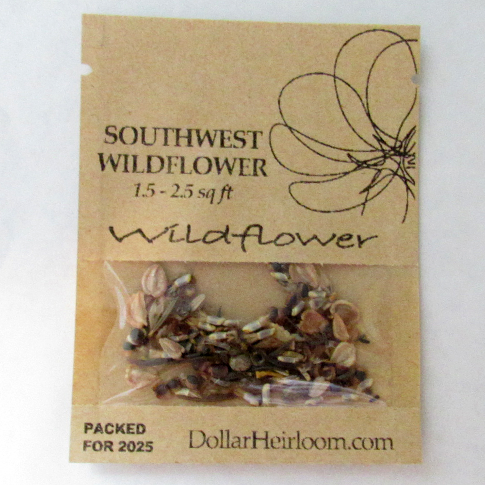 Southwest Wildflower Seed Mix (1.5-2.5 Sq Ft)