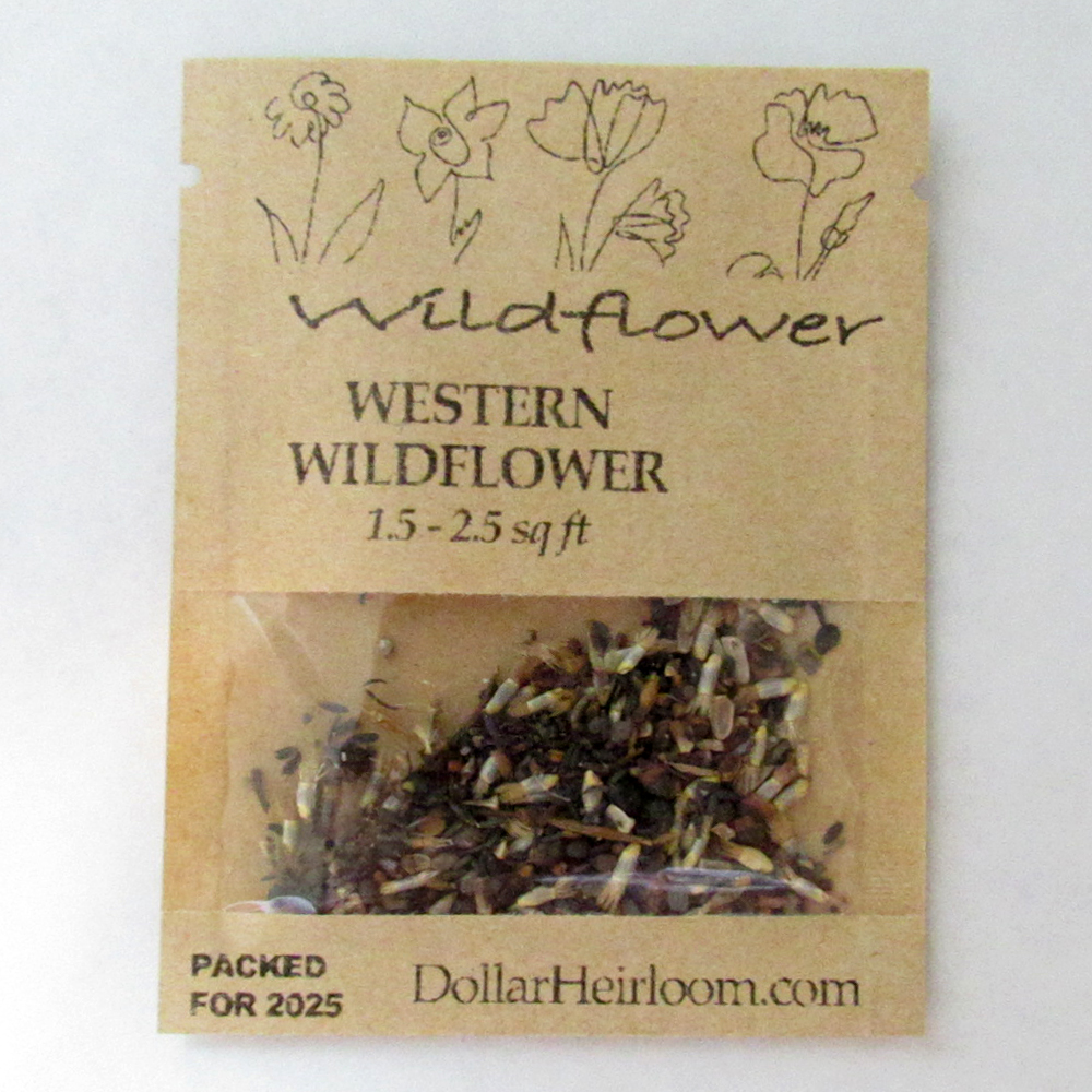 Western Wildflower Seed Mix (1.5-2.5 Sq Ft)