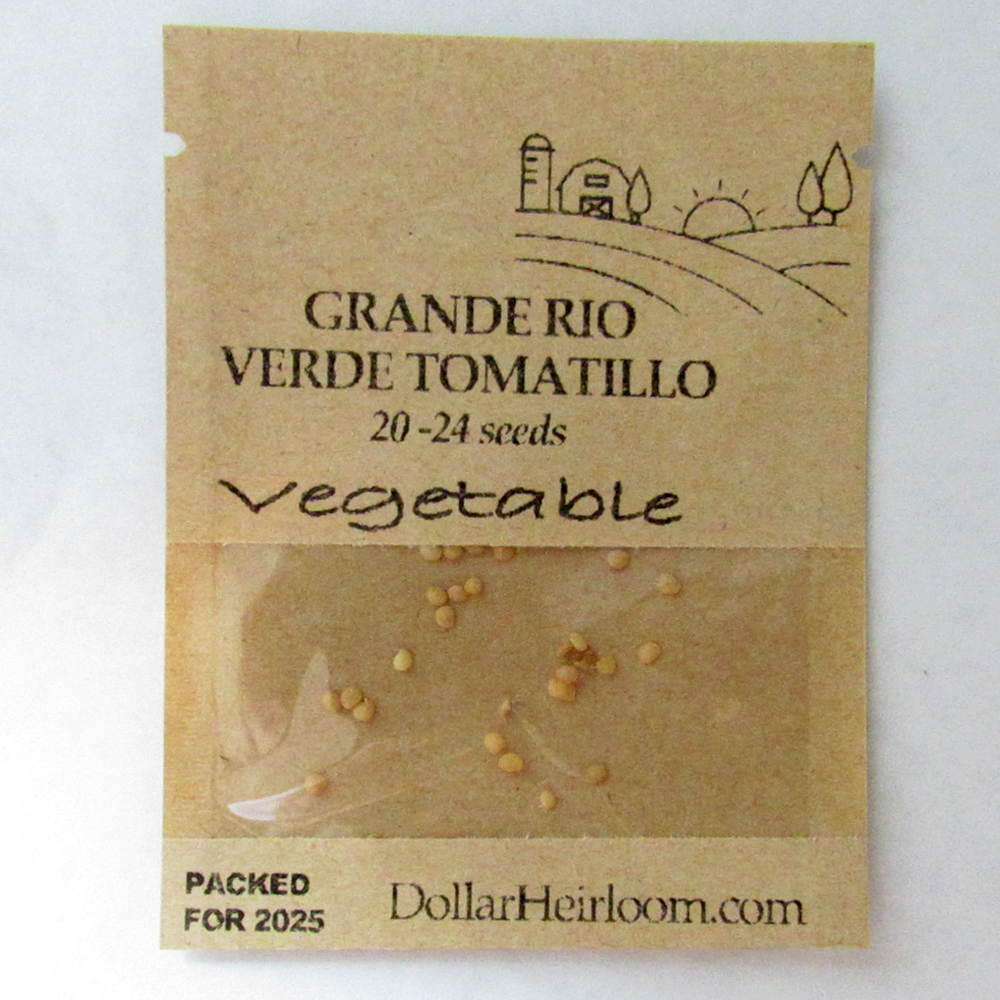 Tomatillo – Grande Rio Verde (20-24 Seeds)