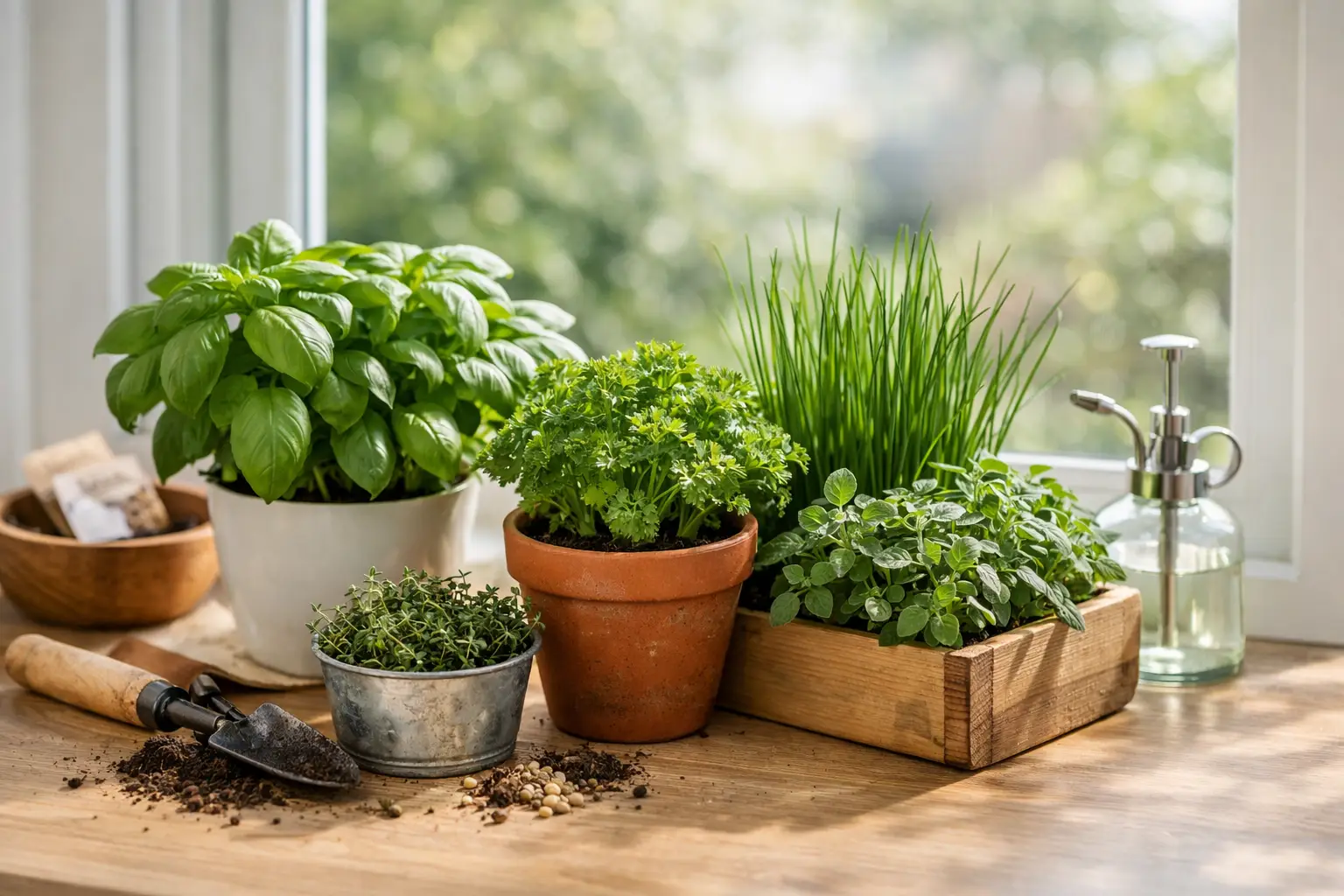 8 Easy Herb Seeds for a Windowsill Garden