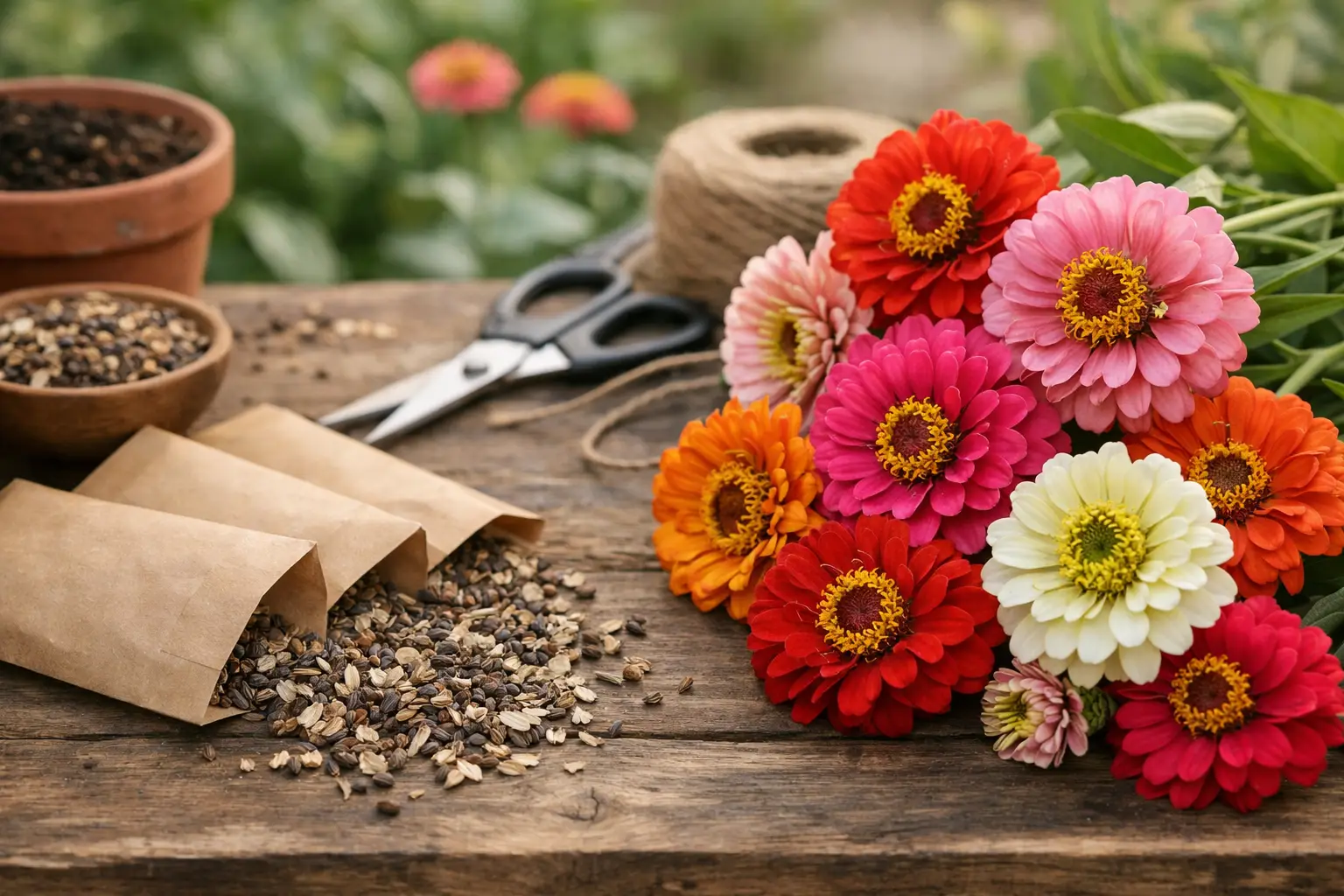 Best Zinnia Seeds for Cut Flowers at Home