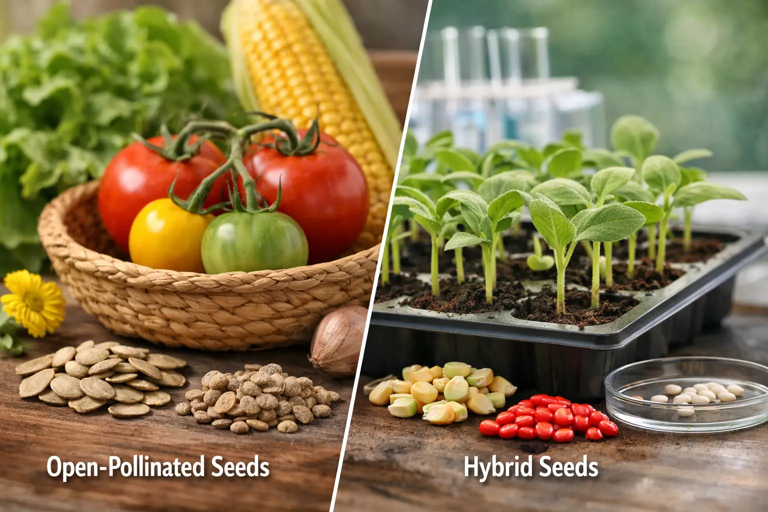 Open Pollinated Versus Hybrid Seeds Explained
