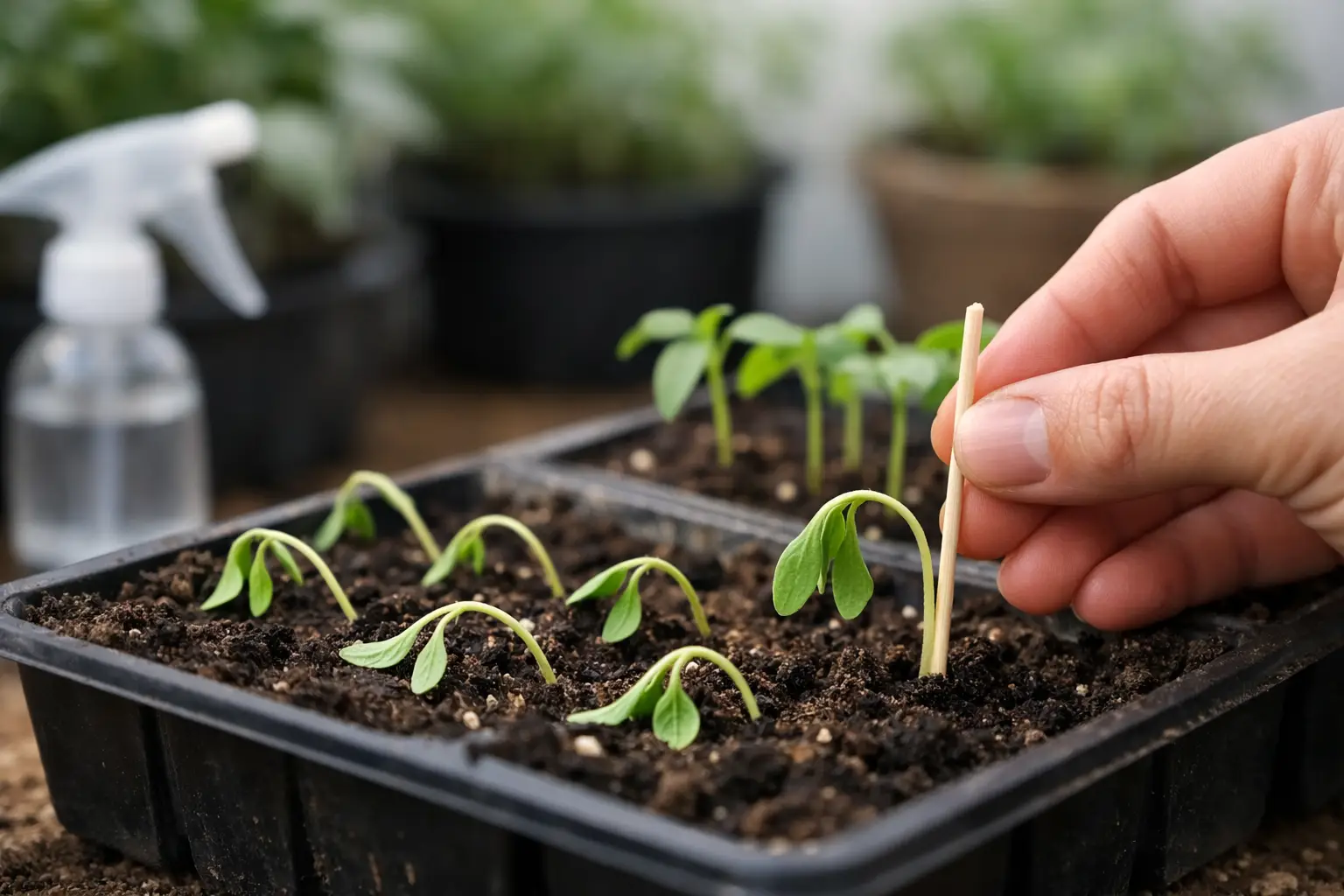 Why Seedlings Flop and How to Help Them Recover